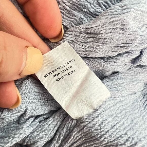 🔥🔥5 for $25🔥🔥 Lulus Women's Crinkle Textured Wrap Skirt Side Tie Tulip Cut Dress - Picture 11 of 12